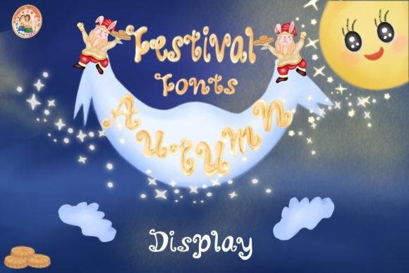 Autumn Festival Font: A Whimsical Display Typeface for Branding