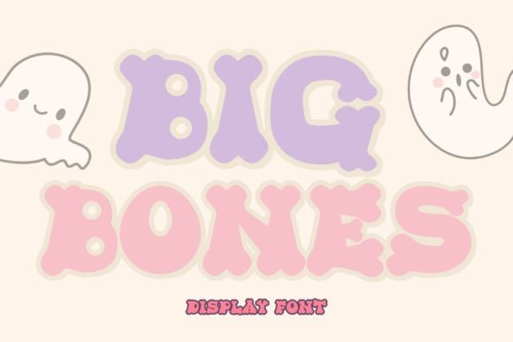 Big Bones: The Retro Display Font for Groovy Campaign Visuals