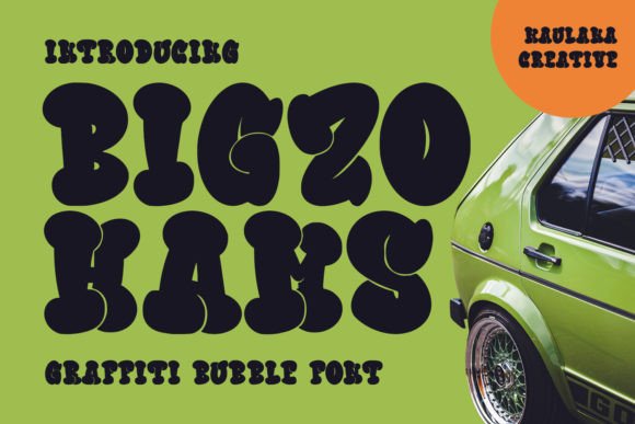 Bigzo Hams: The Wavy Display Typeface for Standout Campaigns
