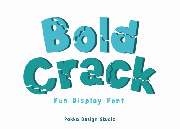 Bold Crack Typeface: Add Edge to Your Brand Identity