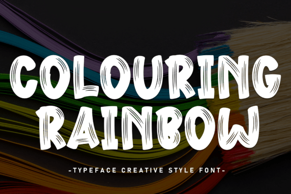 Colouring Rainbow: The Perfect Display Font for Handmade Crafts