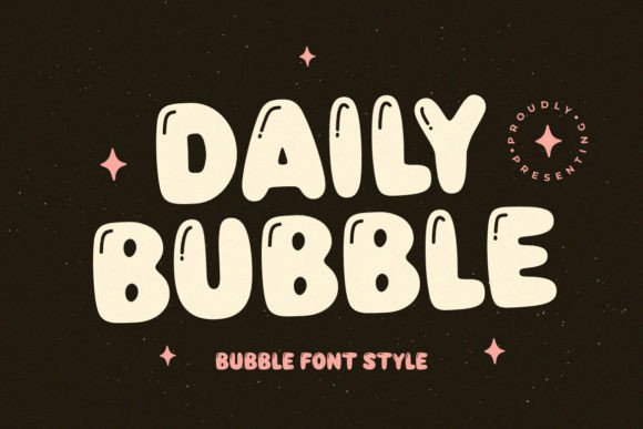 Daily Bubble: The Bold Display Font for Modern Web Design