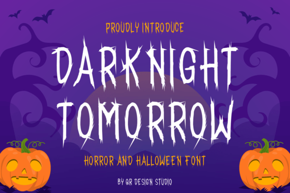 Darknight Tomorrow: A Premium Display Font for Bold Brand Identity