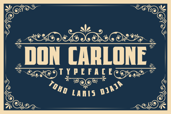 Don Carlone: A Bold Display Typeface for Standout Brand Identity