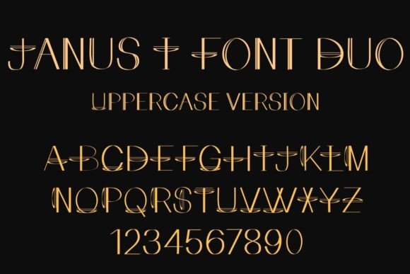 Janus I Duo: The Elegant Display Typeface for Polished Branding