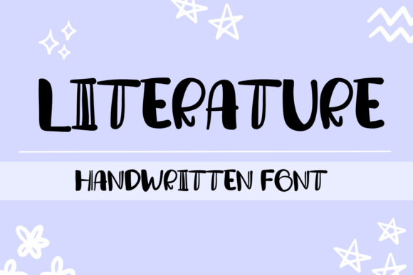 Literature: A Handwritten Typeface for Editorial Design