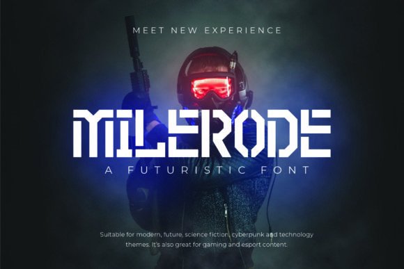 Milerode: A Futuristic Calligraphy Typeface for Editorial Design