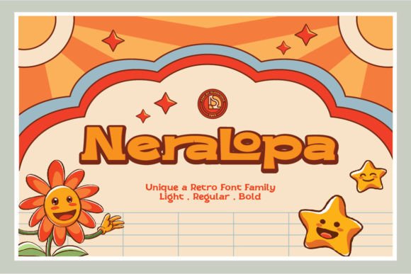Neralopa: A Retro Display Font for Modern Brand Identity