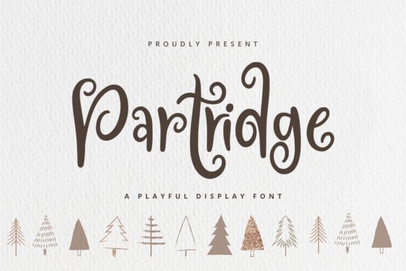 Partridge: The Playful Display Font for Handmade Brands