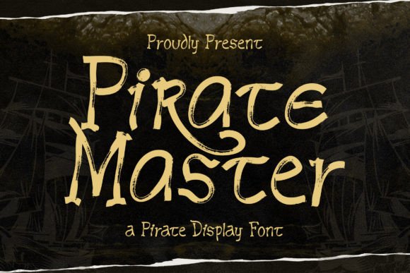 Pirate Master: A Bold Display Typeface for High-Seas Branding