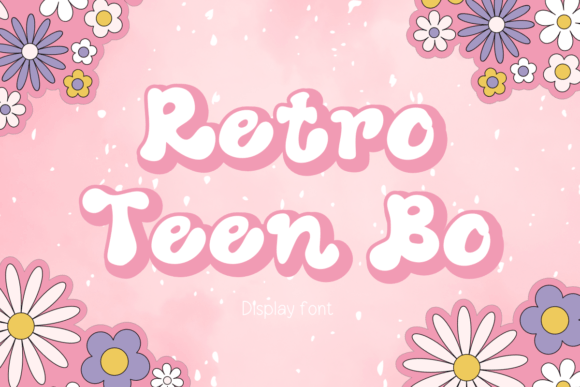 Retro Teen Bo: A Playful Display Typeface for Modern Editorial Design