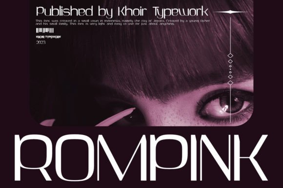 Rompink Typeface Review: Retro-Futurism for Digital Branding
