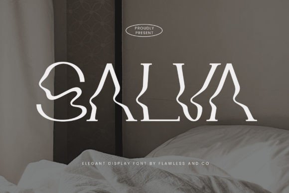 Salva Display Font: Elevating Campaign Visuals with Wave-Inspired Elegance