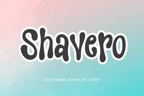 Shavero Typeface Review: Friendly Display Font for Campaign Design