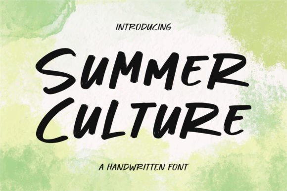 Summer Culture: A Handwritten Typeface for Authentic Brand Storytelling
