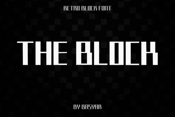 The Block: The Retro Display Font for Scroll-Stopping Campaigns
