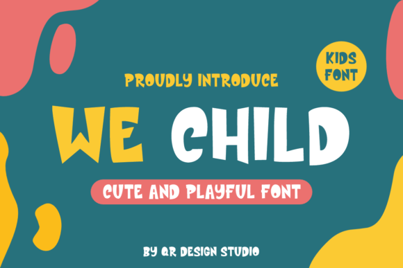 We Child: A Playful Display Font for Modern Web Design